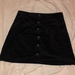 Corduroy skirt